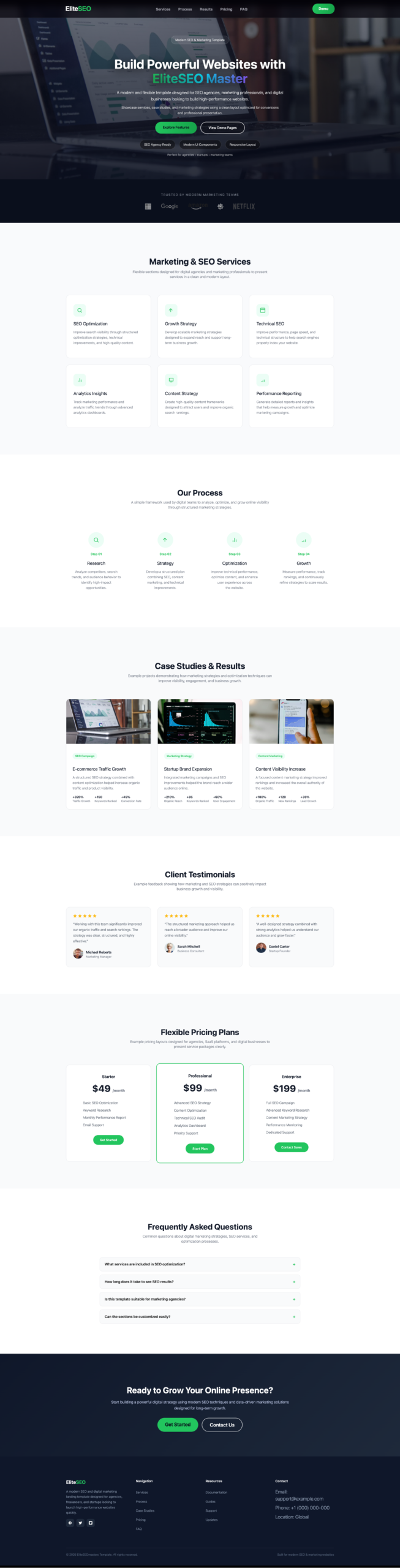 Everes Template Preview